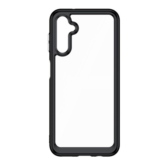 Transparent Silicone Case for Samsung Galaxy A15 Black